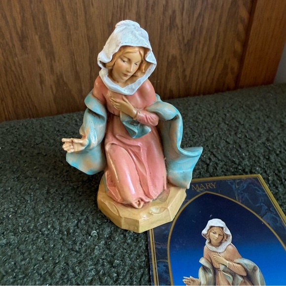 Fontanini Other - Fontanini Heirloom Mother Mary‎ Nativity Figure Figurine 5" Italy 1992 VTG